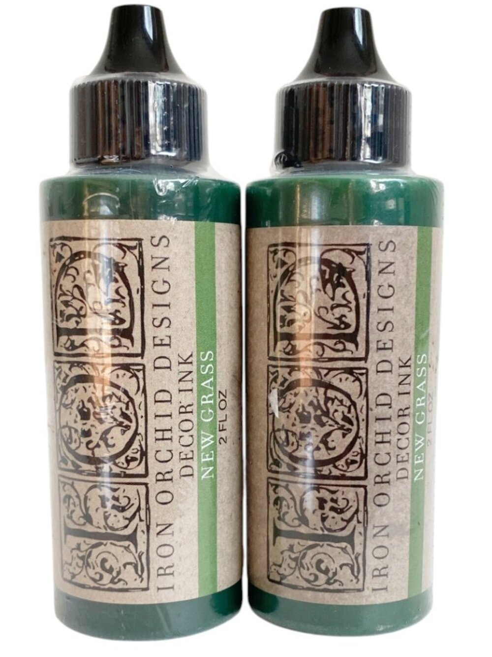 Iron Orchid Designs NEW GRASS Decor Ink Stamps IOD Mixed Media Crafts NEW 2 OZ
